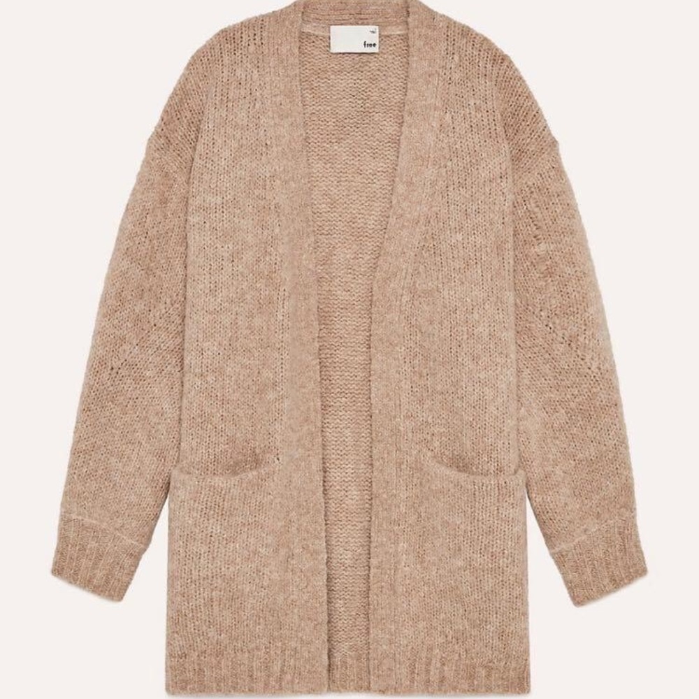 Wilfred Tan Cardigan Sweater